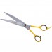 Geib Crab Curved Scissors Level 1 - Zakrivené nožnice na strihanie s jednostranným mikrozubovaním - 8,5"