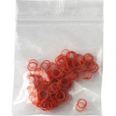 HPP latexové gumičky 100 ks - oranžové 0,6 cm