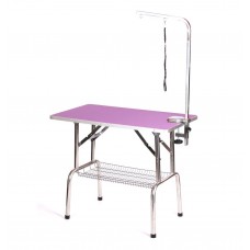 Orezávací stôl Blovi 81x52cm s predlžovacím ramenom a košíkom na príslušenstvo, výška 78cm - Fialová