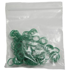 HPP latexové gumičky 100 ks - zelené 0,8cm