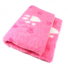 Blovi DryBed VetBed A + - protišmyková podstielka, pelech pre zvieratká, púdrová ružovo-biela - Rozmer: 75x50cm