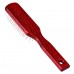 Blovi Red Wood Pin Brush - podlhovastá drevená kefa s 17mm kovovým kolíkom a guľôčkovou špičkou.
