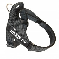 Julius-K9 Color&Grey Black - postroj na opasok, postroj pre psa, čierny - Veľkosť: 0