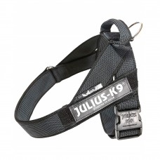 Julius-K9 IDC Color&Gray Belt Harness - opaskový postroj, postroj pre psa, čierny - 1
