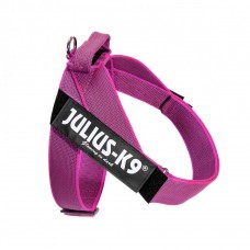 Julius-K9 IDC Color&Gray Belt Harness Pink - postroj na opasok, postroj pre psa, fuchsiová - 1