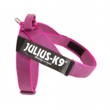 Julius-K9 IDC Color&Gray Belt Harness Pink - opaskový postroj, postroj pre psa, fuchsiová - 2