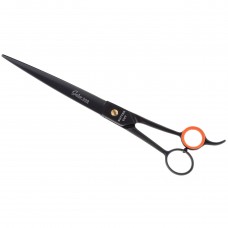 Geib Gator 008 Straight Scissors - profesionálne rovné nožnice vyrobené z japonskej nerezovej ocele s čiernou povrchovou úpravou - Veľkosť: 9,5"