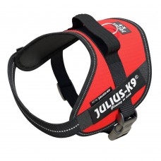 Julius-K9 IDC Powerharness Red - postroj najvyššej kvality, postroj pre psa v červenej farbe - Veľkosť: Mini