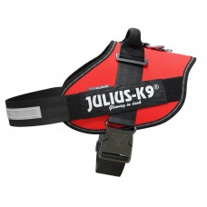 Julius-K9 IDC Powerharness Red - postroj najvyššej kvality, postroj pre psa v červenej farbe - Veľkosť: 2