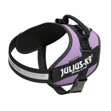 Julius-K9 IDC Postroj pre psa fialový - postroj najvyššej kvality, postroj pre psa vo fialovej - Veľkosť: 2