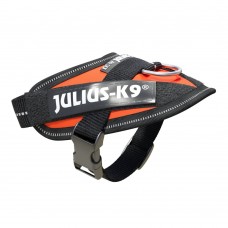 Julius-K9 IDC Powerharness UV Orange - postroj najvyššej kvality, postroj pre psa v oranžovej farbe - Veľkosť: Baby 1