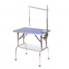 Orezávací stôl Blovi 95x55cm s predlžovacím ramenom a košíkom na príslušenstvo - Modrý