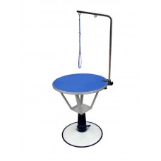 Hydraulický stôl Blovi Event, priemer stola 70 cm - Farba: Modrá