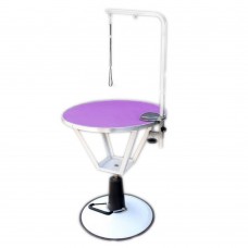 Hydraulický stôl Blovi Event, priemer stola 70 cm - Farba: fialová