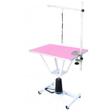 Hydraulický stôl Blovi Mars, stolová doska 81x52 cm - Farba: Ružová