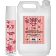 Pozer Truly Madly Deeply Shampoo - hĺbkovo čistiaci šampón na vlasy s ovocnými výťažkami, vôňa manga, koncentrát 1:12 - Kapacita: 300 ml