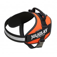 Julius-K9 IDC Powerharness UV Orange - postroj najvyššej kvality, postroj pre psa v oranžovej farbe - Veľkosť: 2