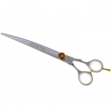 P&W Stiletto Curved Scissors - pevné zakrivené nožnice na úpravu s guľôčkovými ložiskami, skosenými hranami a širokými čepeľami - Veľkosť: 9"