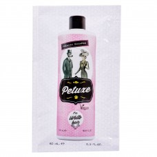 Petuxe White Hair Shampoo - vegánsky šampón na bielu a svetlú srsť, pre psov a mačky - 60 ml