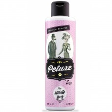 Petuxe White Hair Shampoo - vegánsky šampón na bielu a svetlú srsť, pre psov a mačky - 200 ml