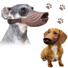 Artero Silicone Náhubok Hnedý - pohodlný, nastaviteľný, silikónový náhubok pre psov, hnedý - Veľkosť: L