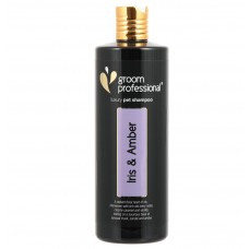 Groom Professional Iris & Amber Luxury Shampoo - luxusný žiarivý šampón s nádychom kosatca a jantáru, koncentrát 1:20 - Kapacita: 450 ml