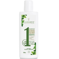 FluidoPet EcoPet @1 Sebum Regulator & Degreeasing Shampoo - čistiaci šampón pre psov, odmasťuje srsť, reguluje sekréciu mazu, koncentrát