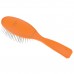 Madan Small Pin Brush - profesionálny, malý štetec s ergonomickou rukoväťou, 22mm kovový kolík, stredne mäkký - Farba: oranžová