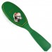 Madan Small Pin Brush Hand Made Painting - profesionálny, malý štetec s ergonomickou rukoväťou a ručne maľovaným psíkom - Green