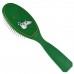 Madan Small Pin Brush Hand Made Painting - profesionálny, malý štetec s ergonomickou rukoväťou a ručne maľovaným psíkom - Green