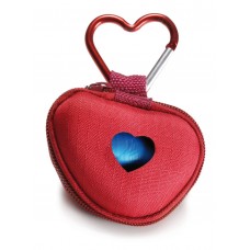 Record Dispenser Per Sacchetti - nádoba v tvare srdca na sáčky na zber fekálií - Farba: Červená