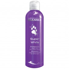 Diamex Super White Shampoo - šampón na bielu, svetlú a striebornú srsť, s mandľovým olejom a glycerínom, koncentrát 1:13 - Objem: 250ml