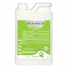 Diamex Apple - šampón pre psov s jablkovým extraktom, pre všetky typy srsti, koncentrát 1:8 - 1L