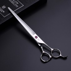 Jargem Straight Scissors - svetloružové diamantové rovné nožnice na starostlivosť - Veľkosť: 7 "