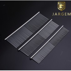 Jargem Steel Combs 19 cm - kovový hrebeň so zmiešaným rozstupom zubov - Dĺžka: dĺžka kolíkov: 5 cm