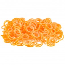 Paw Marks Latex Bands 9,5 mm - profesionálne, super odolné latexové pásky, 1000 ks. Husté, oranžové