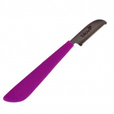 Blovi Professional Rubber Left Stripping Knife - profesionálny zastrihávač s pohodlnou pogumovanou rukoväťou, japonská oceľ - ľavák - Veľkosť: Extra Fi