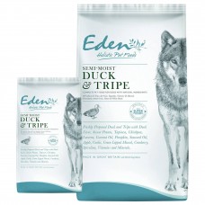 Eden Dog Semi Moist Duck & Tripe - kompletné polovlhké krmivo pre psov, bez obilnín a bez lepku, podporuje močový a tráviaci systém, s kačicou