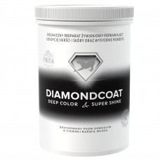 Pokusa DiamondCoat DeepColor & SupremeShine - plne prírodný prípravok, ktorý zlepšuje čiernu, tmavú, hnedú a mramorovanú farbu srsti - Hmotnosť: