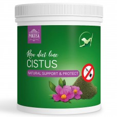 Pokusa RawDietLine Cistus - očistná listová múčka, rastlinný prípravok podporujúci organizmus, pre psov a mačky - Hmotnosť: 100g