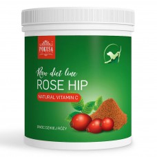 Pokusa RawDietLine Rose Hip - plod šípky v prášku, bohatý zdroj vitamínu C, prírodný antioxidant - Hmotnosť: 200g