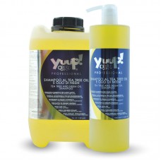 Yuup! Professional Tea Tree and Neem Oil Shampoo - šampón pre psov, ktorý odpudzuje blchy, kliešte a iný hmyz, koncentrát 1:20 - Kapacita: 10L