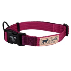 Hamilton Go Boldly Adjustable Collar Size L - obojok pre psa, s nastaviteľným obvodom, pre stredné a veľké plemená - Raspberry