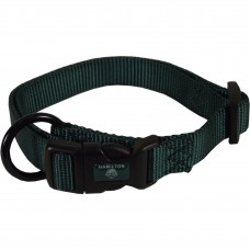 Hamilton Classic Adjustabe Collar 16mm - nylonový obojok s plynulou reguláciou obvodu, pre psov malých a stredných plemien - Farba: Zelená