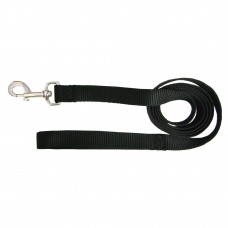 Hamilton Single Thick Leash Short - nylonové vodítko pre psov malých plemien, šírka 16mm, dĺžka 122cm - Farba: Čierna