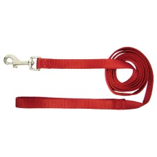 Hamilton Single Thick Leash Long - nylonové vodítko pre psov malých plemien, šírka 16 mm, dĺžka 183 cm - Farba: červená