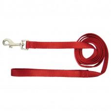 Hamilton Single Thick Leash Short - nylonové vodítko pre psov stredných plemien, šírka 19 mm, dĺžka 122 cm - Farba: červená