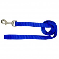Hamilton Single Thick Leash Short - nylonové vodítko pre psov stredných plemien, šírka 19 mm, dĺžka 122 cm - Farba: Modrá