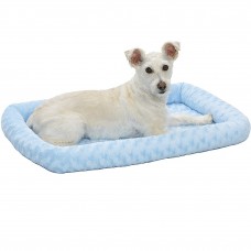 MidWest QT Fashion Pet Bed Blue - mäkká posteľ, pelech pre domáce zvieratá, modrá - Rozmer: 56x33cm