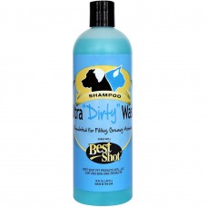 Best Shot Ultra Dirty Wash Shampoo - hĺbkovo čistiaci šampón na veľmi znečistenú srsť psov a mačiek, koncentrát 1:24 - 473 ml